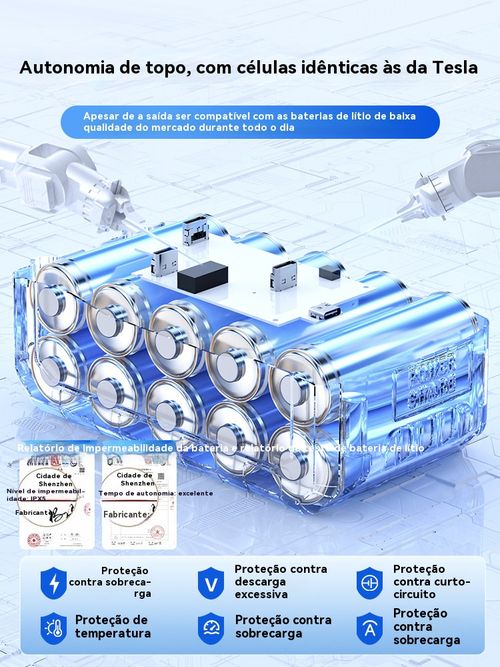 Pistola de água portátil sem necessidade de fonte de água nem energia elétrica, ideal para lavar carro, regar plantas, limpar chão e janelas. Muito prática.