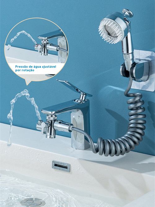Chuveiro de Torneira Multifuncional - Lave o Cabelo com Facilidade sem Entrar no Banho.