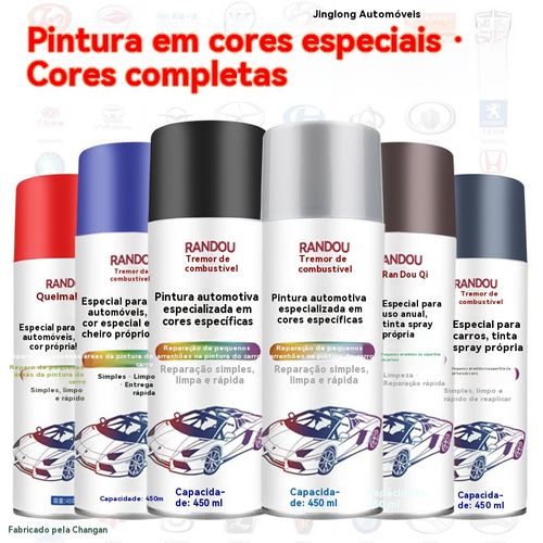Spray profissional para reparo automotivo, deixa o seu carro como novo.
