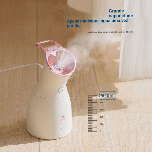 Instrumento de vapor de hidratação facial 520, húmido por um longo período de 20 horas, que alimenta profundamente a pele facial e deixa a pele brilhar naturalmente