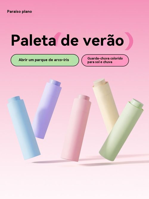 Não tema sol forte nem chuva ao sair! Guarda-chuva para sol e chuva, essencial para praia e uso diário.