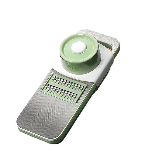 Stainless Steel Multifunctional Vegetable Slicer with Hand Guard, Anti-cut Kitchen Grater for Slicing Shredding Potato Cucumber Carrot