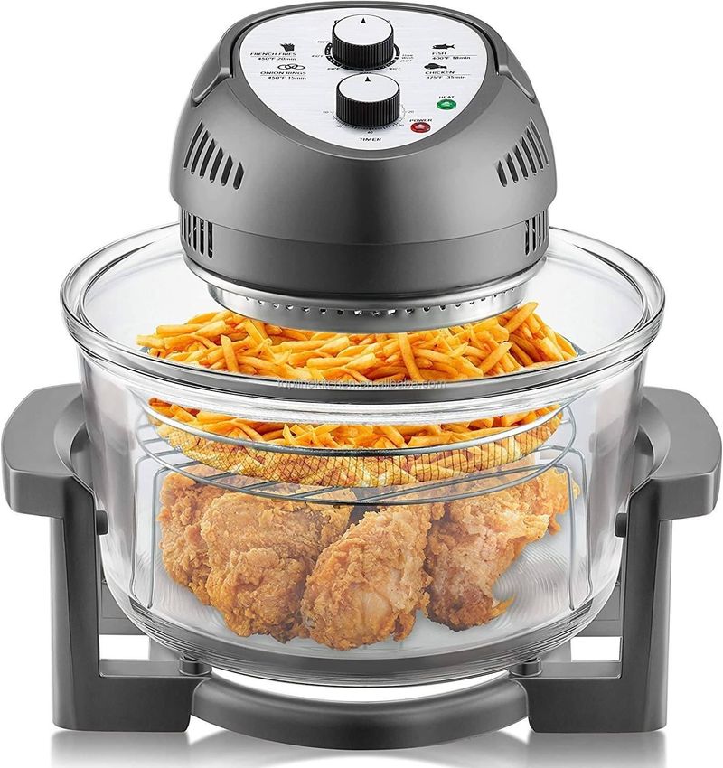Visible Window Digital Air Fryer 5.5L with Glass Viewing windows Oil Free air Frier