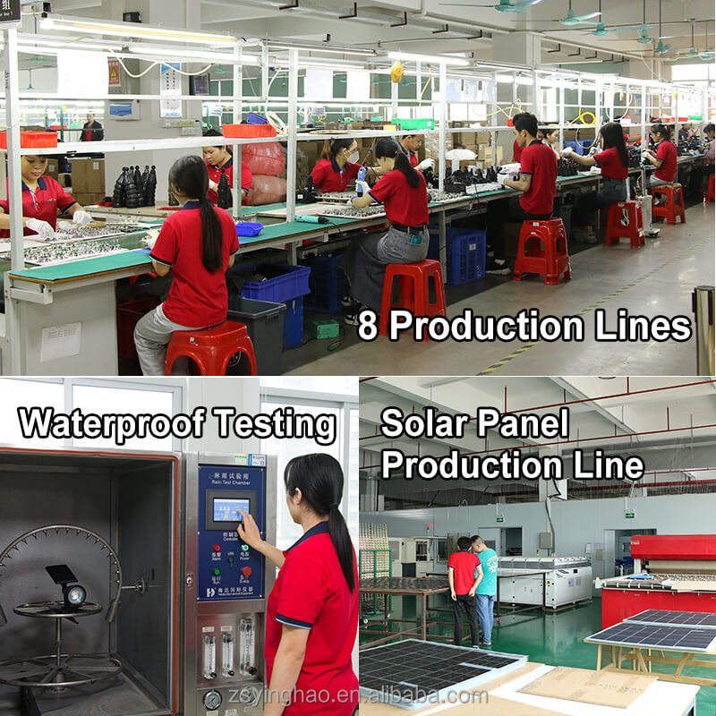 Warm White Exterior Wall Mounted Ip65 Waterproof Garden Led Outdoor Solar Wall Fence Light