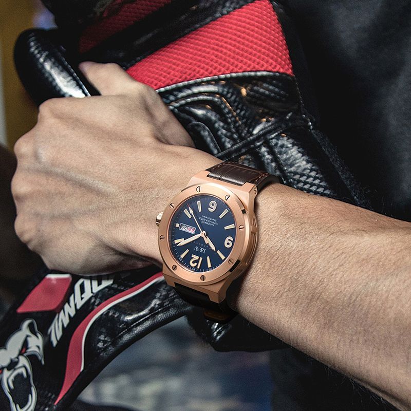 PSQ-I&W589 Luxury Sports Mechanical Watch NH36 Top Brand New Fashion Analog Men's Date Automatic Movement Relogio Masculino Luminous