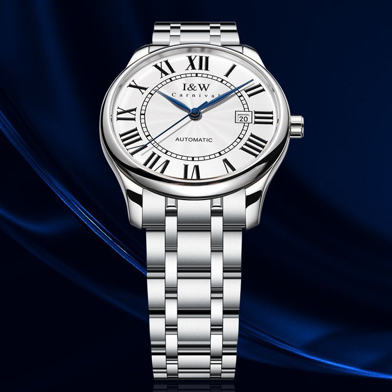 PSQ-I&W665 Couple's Quartz Watch Romantic Dial Sapphire Scratch-Resistant Glass Witness Love Time Steel Strip quartz watcheel Stri