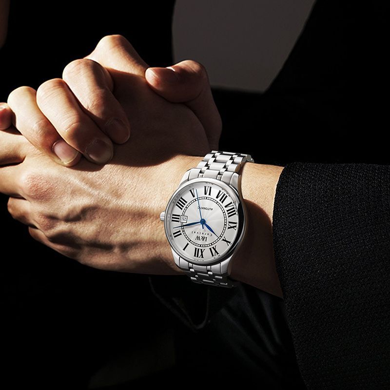 PSQ-I&W665 Couple's Quartz Watch Romantic Dial Sapphire Scratch-Resistant Glass Witness Love Time Steel Strip quartz watcheel Stri