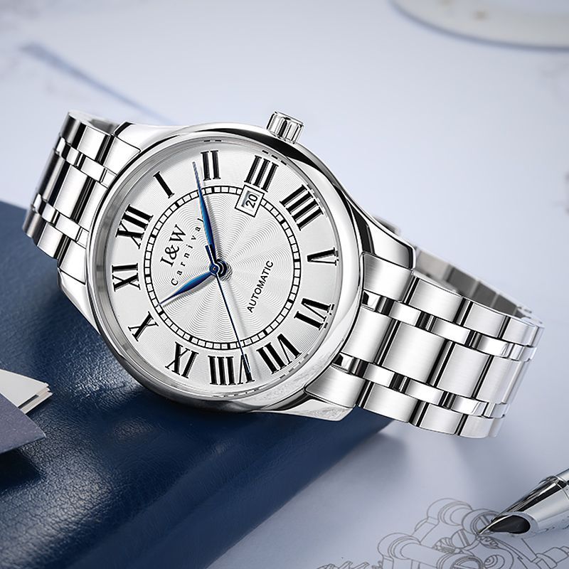 PSQ-I&W665 Couple's Quartz Watch Romantic Dial Sapphire Scratch-Resistant Glass Witness Love Time Steel Strip quartz watcheel Stri