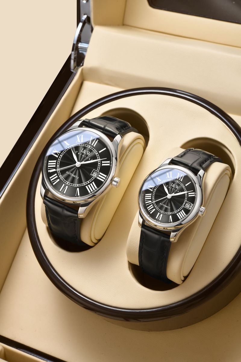 PSQ-I&W 665 Couple's Quartz Watch Romantic Dial Sapphire Scratch-Resistant Glass Witness Love Time Belt quartz watch