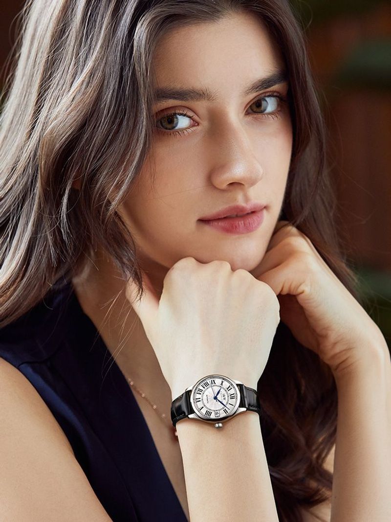 PSQ-I&W 665 Couple's Quartz Watch Romantic Dial Sapphire Scratch-Resistant Glass Witness Love Time Belt quartz watch