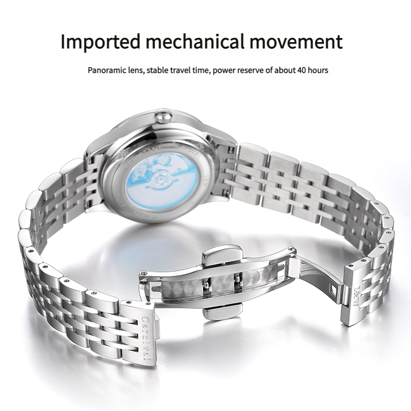 PSQ-I&W512G Swiss Fashion Light Luxury Watch Stainless Steel Case Sapphire Crystal Miyota 8205 Seiko NH36 Movement Luminous Non-luminous Optional