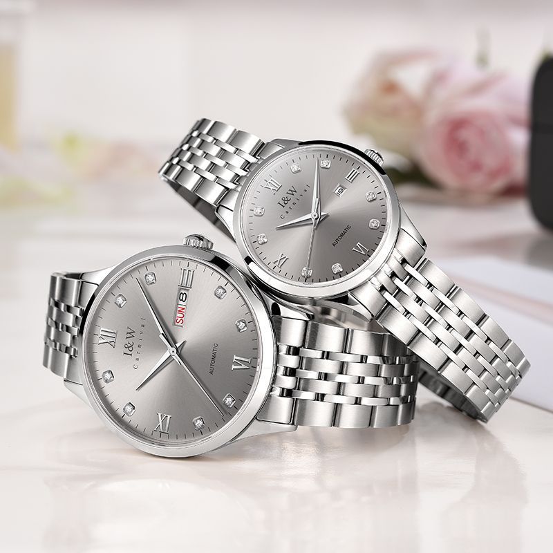 PSQ-I&W512G Swiss Fashion Light Luxury Couple Watch Stainless Steel Case Sapphire Crystal Miyota 8205 Seiko NH36 Movement Luminous Non-luminous Optional