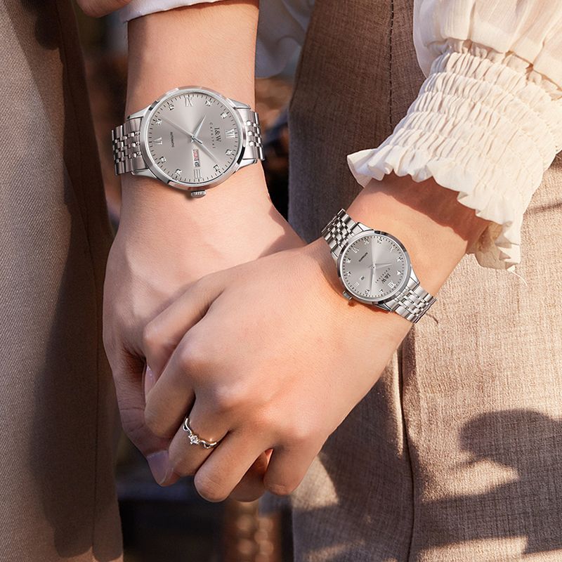 PSQ-I&W512G Swiss Fashion Light Luxury Couple Watch Stainless Steel Case Sapphire Crystal Miyota 8205 Seiko NH36 Movement Luminous Non-luminous Optional