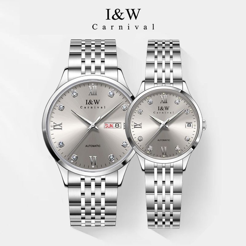 PSQ-I&W512G Swiss Fashion Light Luxury Couple Watch Stainless Steel Case Sapphire Crystal Miyota 8205 Seiko NH36 Movement Luminous Non-luminous Optional