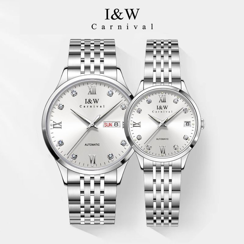 PSQ-I&W512G Swiss Fashion Light Luxury Couple Watch Stainless Steel Case Sapphire Crystal Miyota 8205 Seiko NH36 Movement Luminous Non-luminous Optional