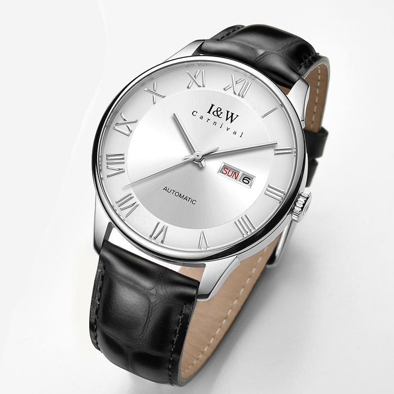 PSQ-I&W513 Stainless Steel Watch Miyota 8205 Seiko NH36 Movement Sapphire Crystal Deployant Clasp Men's Wristwatch