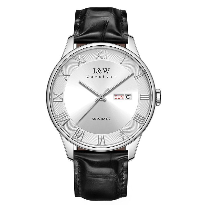 PSQ-I&W513 Stainless Steel Watch Miyota 8205 Seiko NH36 Movement Sapphire Crystal Deployant Clasp Men's Wristwatch