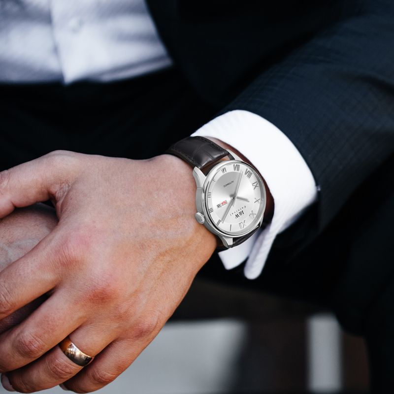 PSQ-I&W513 Stainless Steel Watch Miyota 8205 Seiko NH36 Movement Sapphire Crystal Deployant Clasp Men's Wristwatch