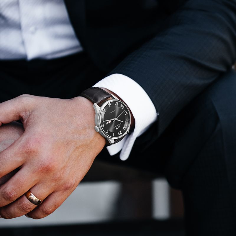 PSQ-I&W513 Stainless Steel Watch Miyota 8205 Seiko NH36 Movement Sapphire Crystal Deployant Clasp Men's Wristwatch