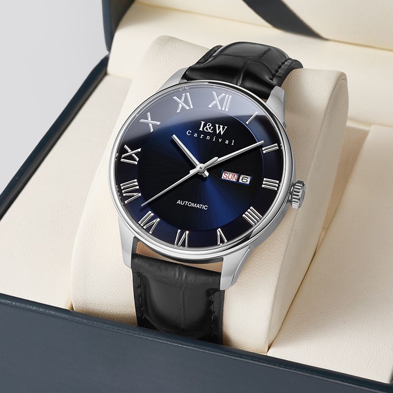 PSQ-I&W513 Stainless Steel Watch Sapphire Blue Miyota 8205 Seiko NH36 Movement Sapphire Crystal Deployant Clasp Men's Wristwatch