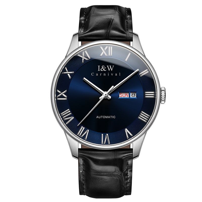 PSQ-I&W513 Stainless Steel Watch Sapphire Blue Miyota 8205 Seiko NH36 Movement Sapphire Crystal Deployant Clasp Men's Wristwatch