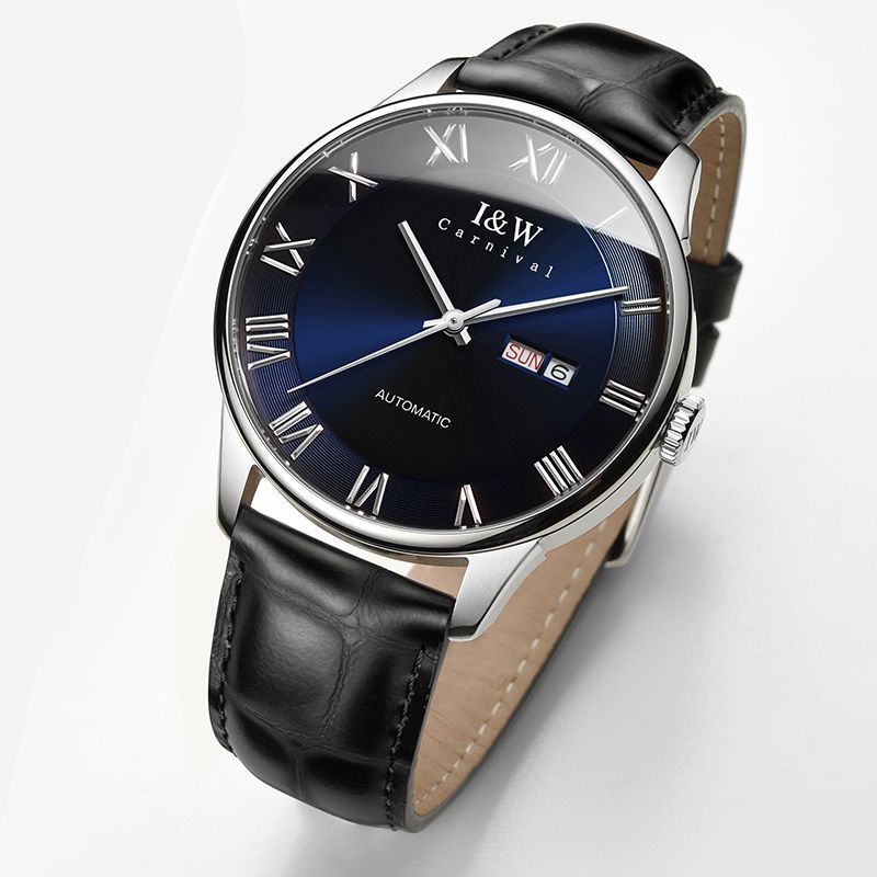 PSQ-I&W513 Stainless Steel Watch Sapphire Blue Miyota 8205 Seiko NH36 Movement Sapphire Crystal Deployant Clasp Men's Wristwatch