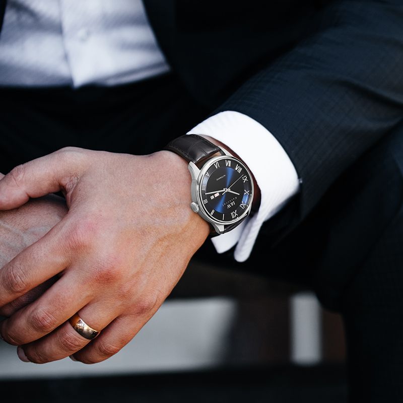 PSQ-I&W513 Stainless Steel Watch Sapphire Blue Miyota 8205 Seiko NH36 Movement Sapphire Crystal Deployant Clasp Men's Wristwatch