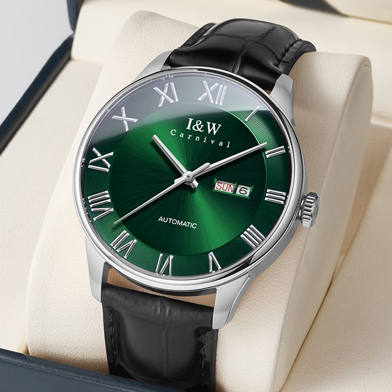 PSQ-I&W513 Stainless Steel Watch Sapphire Blue Miyota 8205 Seiko NH36 Movement Sapphire Crystal Deployant Clasp Men's Wristwatch