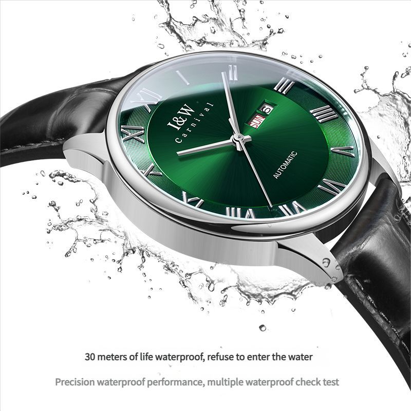 PSQ-I&W513 Stainless Steel Watch Sapphire Blue Miyota 8205 Seiko NH36 Movement Sapphire Crystal Deployant Clasp Men's Wristwatch