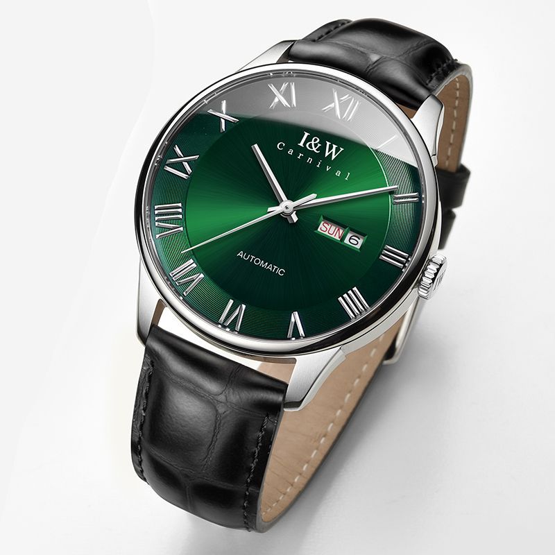 PSQ-I&W513 Stainless Steel Watch Sapphire Blue Miyota 8205 Seiko NH36 Movement Sapphire Crystal Deployant Clasp Men's Wristwatch