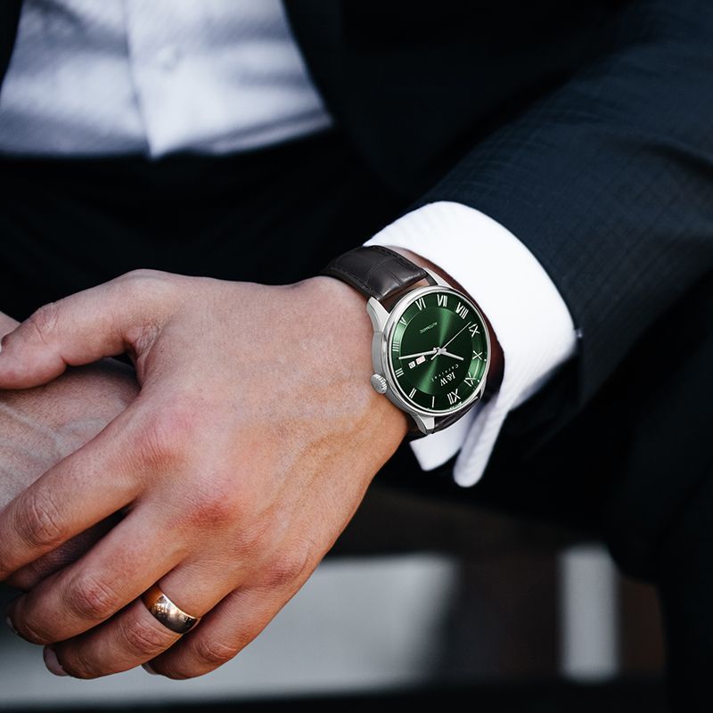 PSQ-I&W513 Stainless Steel Watch Sapphire Blue Miyota 8205 Seiko NH36 Movement Sapphire Crystal Deployant Clasp Men's Wristwatch