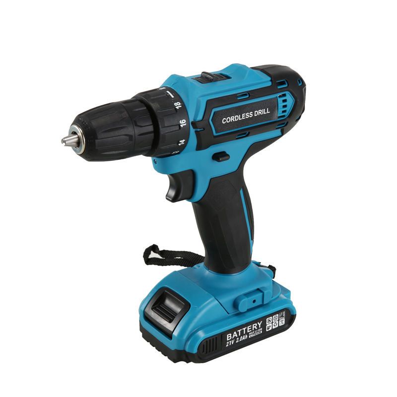This 21V lithium-ion cordless drill works as an electric screwdriver too—an essential handheld power tool. Great for drilling holes and driving screws, it suits home DIY, assembly, and light repairs, blending portability with reliable performance.