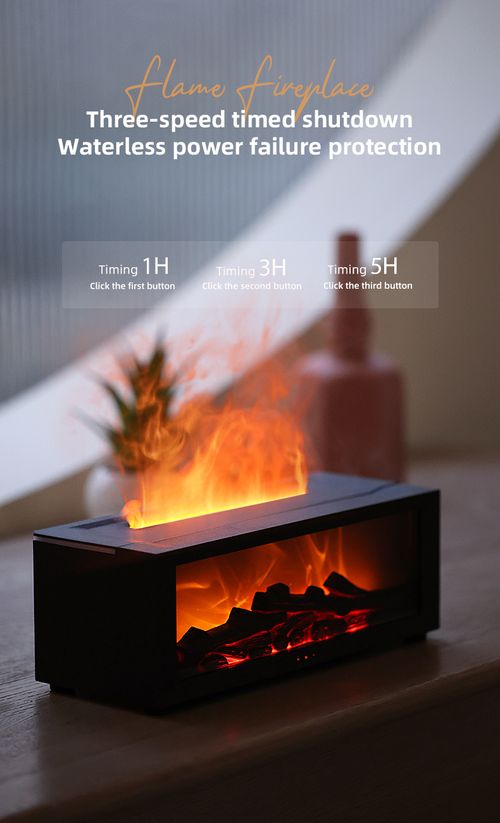Flame-shaped aromatherapy humidifier 154 sales