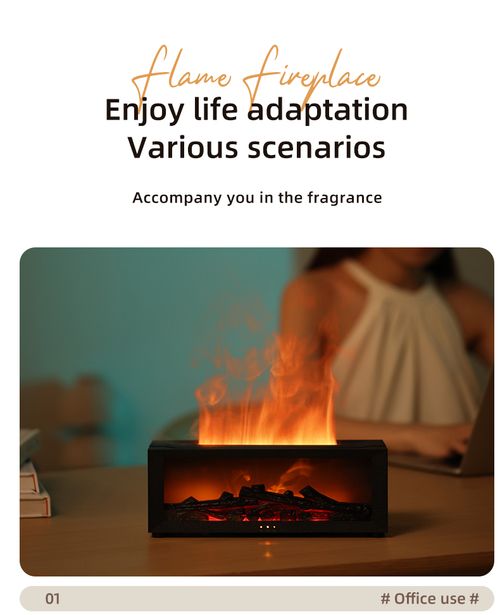 Flame-shaped aromatherapy humidifier 154 sales