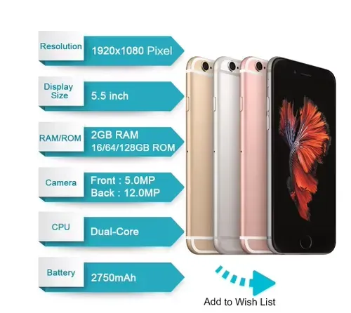 iPhone 6sp 16 G & 32G & 64 G