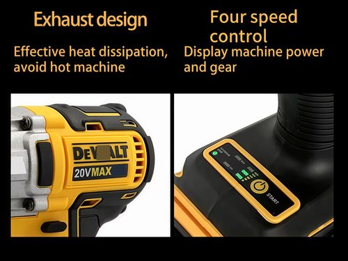 Cordless Portable Brushless Durable High-quality Screwdriver DCF887 2600IPM Rechargeable 20v Battery Powered Impact Driverw