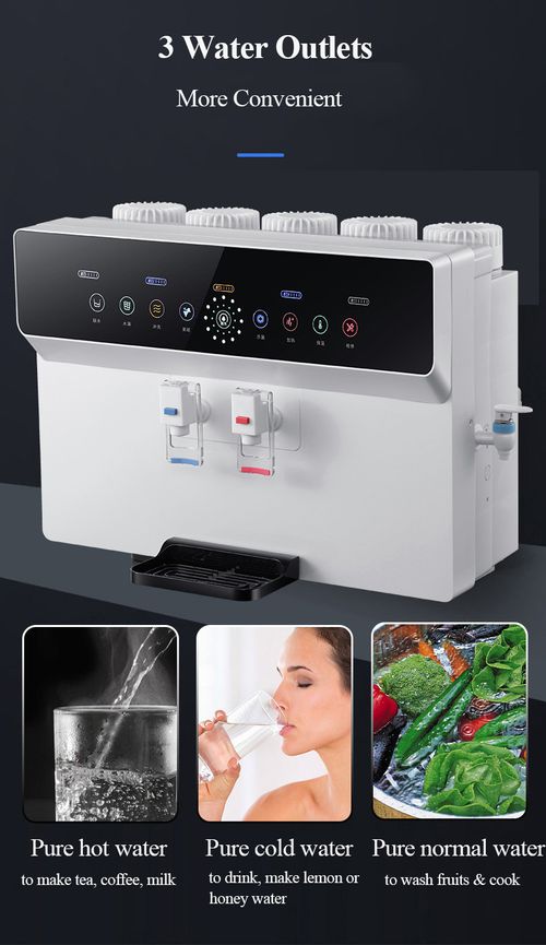 Household Water Purifier with Hot Water Function RO Reverse Osmosis Five-stage Filtration Drinking Water Machine