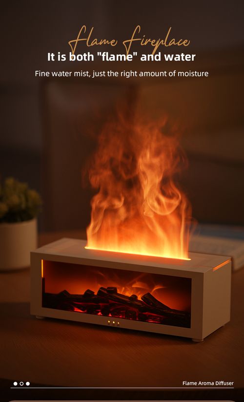 Flame-shaped aromatherapy humidifier 154 sales