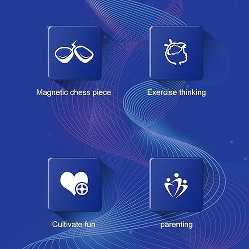 🎁 Desktop game: Magnetic effect chess set 🔥