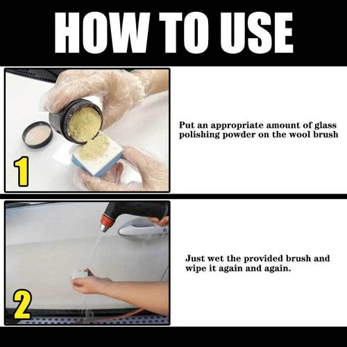 🌟Trusted by Car Lovers in Nigeria🌟 Cerium Oxide Glass Polishing Powder – Easy Use, Long-Lasting Bright Glass!