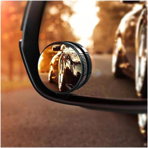 360° Adjustable Suction Cup Blind Spot Mirrors 2PCS – HD Wide Angle Car Mirror