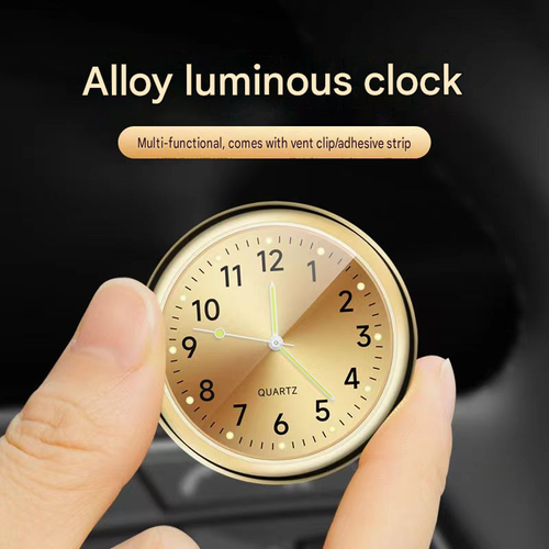 Mini Luminous Quartz Car Clock | Air Vent Clip Dashboard Clock for All Vehicles