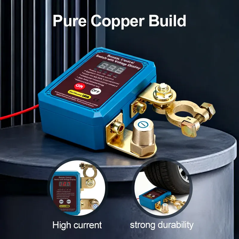 🔥2025🔒⚡Remote control of car devices for anti-theft safety&Remote Control Car Battery Disconnect Switch🔥