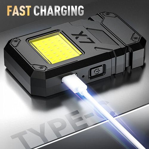 Rechargeable Lighter with COB Light & Keychain