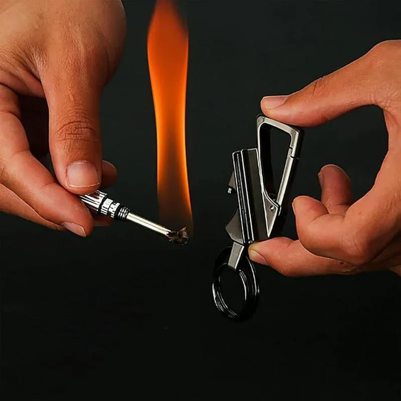 👍 -FlareGrip 3-in-1 Kerosene Match Keychain