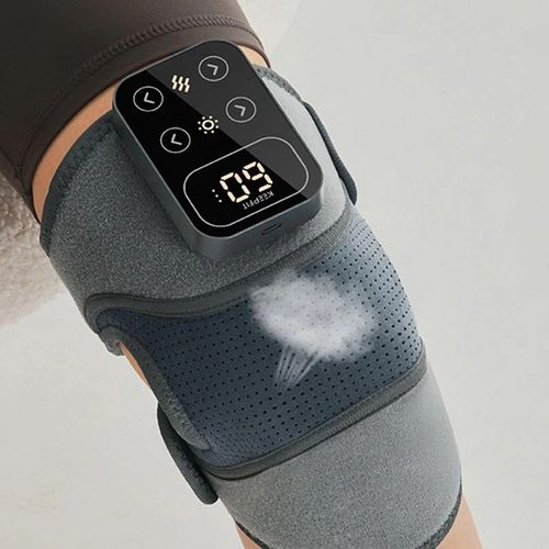 MAXwarm 4.0 Cordless Knee Massager 2025 Upgraded Version Electric Heated Knee Pad with 5 Heat Levels and 3 Vibration Modes for Pain Relief Suitable for Men and Women