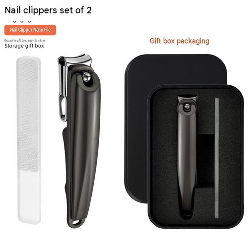 360° Rotating Nail Clipper Set | Ultra-Sharp Thick Toenail Clipper with Nano File