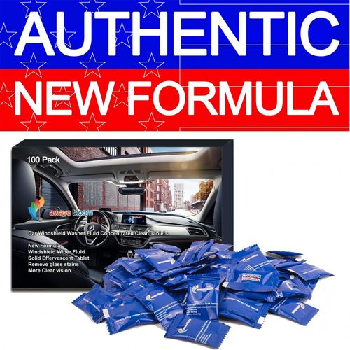 Concentrated Car Windshield Washer Tablets | Crystal Clear Vision & Savings