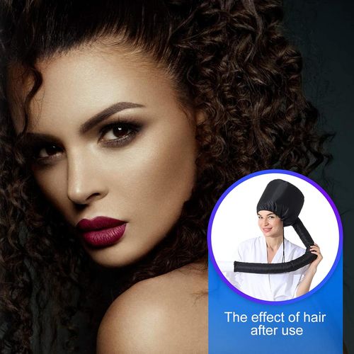 Soft Bonnet Hair Dryer Attachment with Hose, Speed Up Full Hair Drying, No Damage to Hair, Easy to Wear, Suitable for All Head Shapes