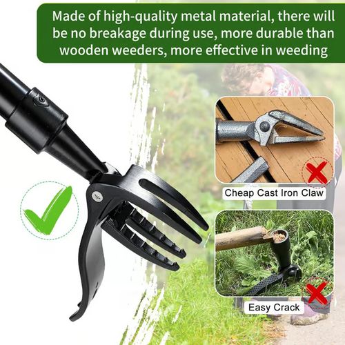 Vertical weed remover New detachable weed puller（without handle）